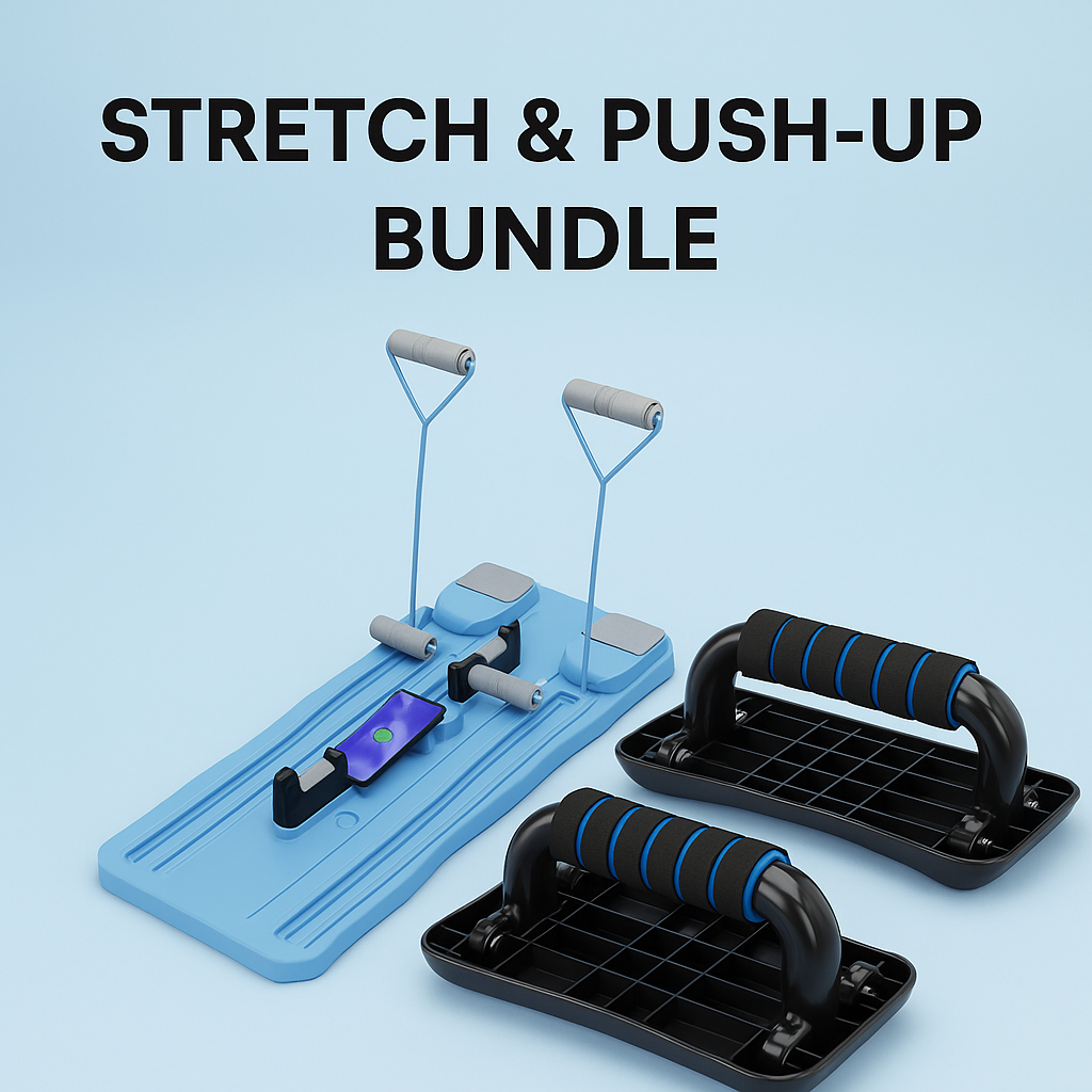 Full-Body Workout Bundle – Stretch & Push-Up Pro Kit